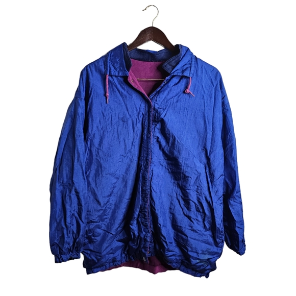 Vintage Reversible Cabin Creek Fleece/Satin Jacket. Perfect Condition! - Picture 6 of 8